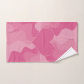 Love Heart - Roze Bad Handdoek (Handdoek)