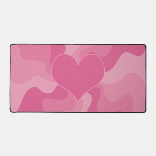 Love Heart - Roze Bureaumat (Voorkant)