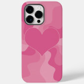 Love Heart - Roze Case-Mate iPhone Case (Achterkant)