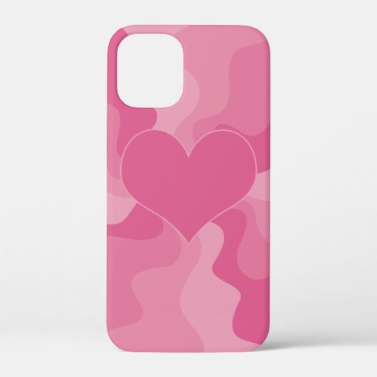 Love Heart - Roze Case-Mate iPhone Case (Achterkant)