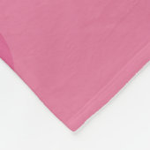 Love Heart - Roze Fleece Deken (Hoek)