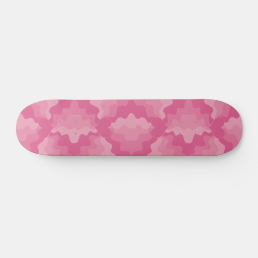 Love Heart - Roze Persoonlijk Skateboard (Horizontaal)