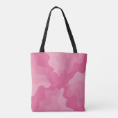 Love Heart - Roze Tote Bag (Achterkant)
