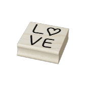 Love Heart Rubberstempel (Stempel)