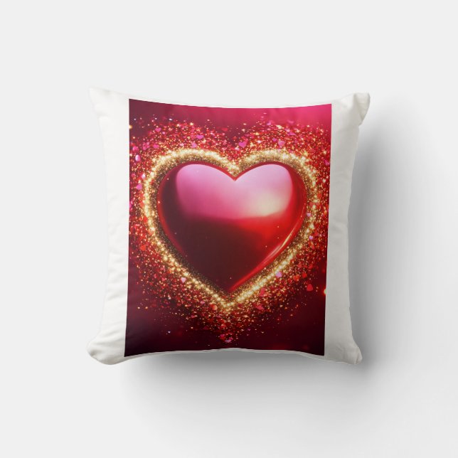 Love Heart Sierkussen (Voorkant)
