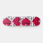 Love Heart Skateboard (Horizontaal)