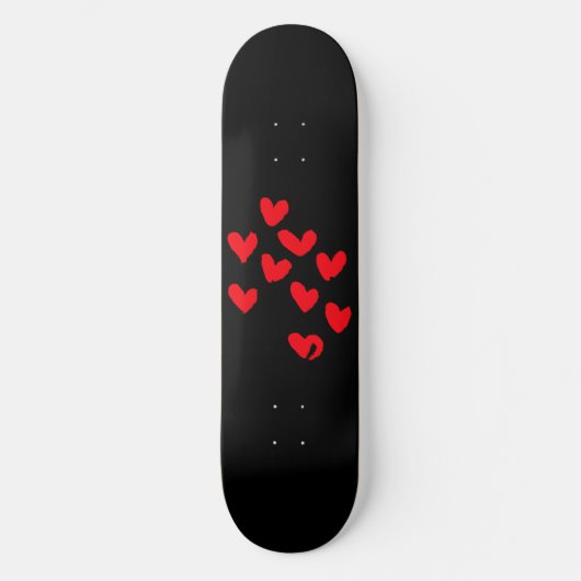 Love Heart Skateboard Deck (Voorkant)