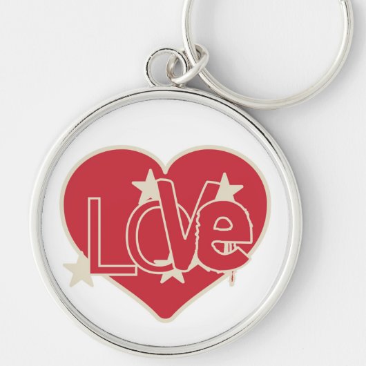 LOVE HEART SLEUTELHANGER (Voorkant)