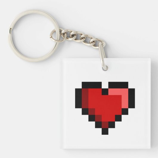 Love Heart Sleutelhanger (voorkant)