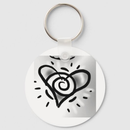 Love Heart Sleutelhanger (Voorkant)
