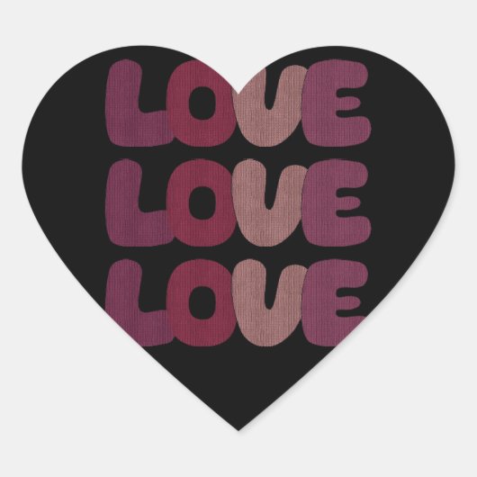 Love Heart Sticker (Voorkant)