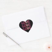 Love Heart Sticker (Envelop)