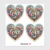 Love Heart Sticker (Vel)