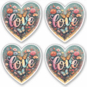 Love Heart Sticker (Voorkant)