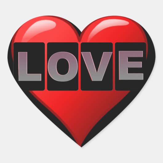 Love Heart Sticker (Voorkant)