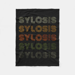Love Heart Sylosis T-shirt Grunge Style Zwart Fleece Deken
