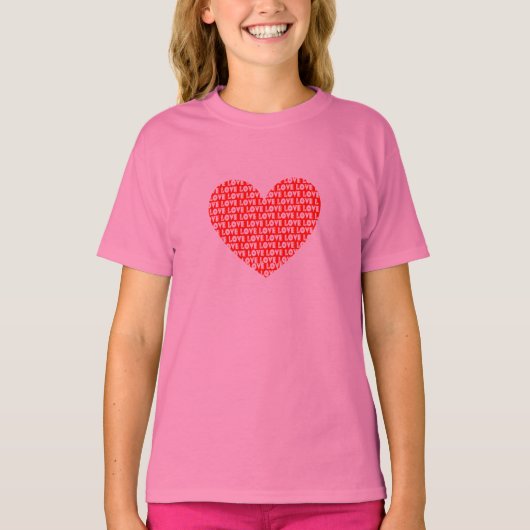 Love Heart T-shirt (Voorkant)