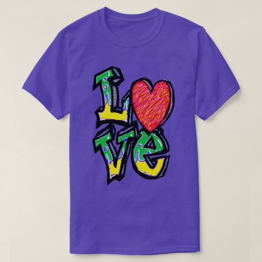 Love Heart T-shirt (Design voorkant)