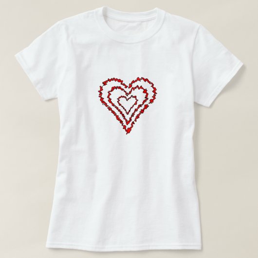 Love Heart T-shirt (Design voorkant)