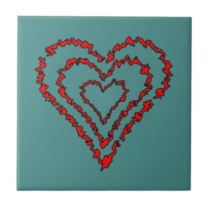 Love Heart Tegeltje