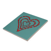 Love Heart Tegeltje (Zijkant)