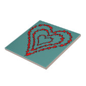 Love Heart Tegeltje (Zijkant)