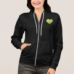 Love Heart Tennis Valentijnsdag Tennis Players Hoodie