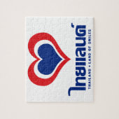 Love [Heart] Thailand ♦ Thai Language Script ♦ Legpuzzel (Verticaal)