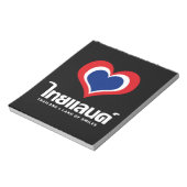 Love [Heart] Thailand ♦ Thai Language Script ♦ Notitieblok (Linkerzijde)