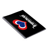 Love [Heart] Thailand ♦ Thai Language Script ♦ Notitieboek (Rechterzijde)