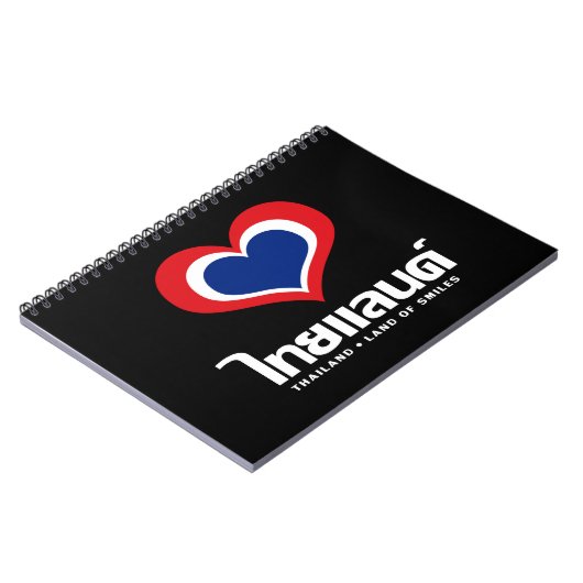 Love [Heart] Thailand ♦ Thai Language Script ♦ Notitieboek (Linkerzijde)