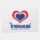 Love [Heart] Thailand ♦ Thai Language Script ♦ Theedoek (Horizontaal)