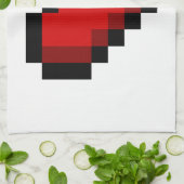 Love Heart Theedoek (Gevouwen)