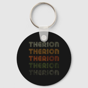 Love Heart Therion T-shirt Grunge Style Zwart Sleutelhanger