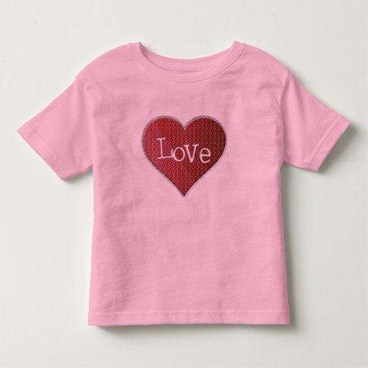 Love Heart Toddler T-Shirt (Voorkant)