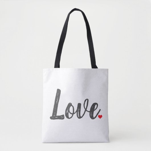 LOVE HEART TOTE BAG (Voorkant)