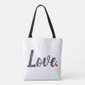 LOVE HEART TOTE BAG (Achterkant)