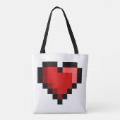 Love Heart Tote Bag (Achterkant)