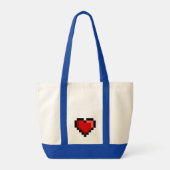 Love Heart Tote Bag (Achterkant)