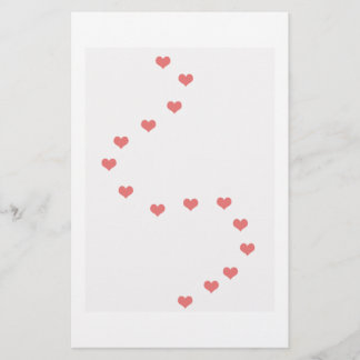 Love Heart Trails write paper Briefpapier