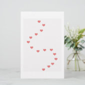 Love Heart Trails write paper Briefpapier (Staand voorkant)