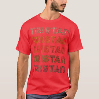 Love Heart Tristan T-shirt GrungeVintage Style Bla