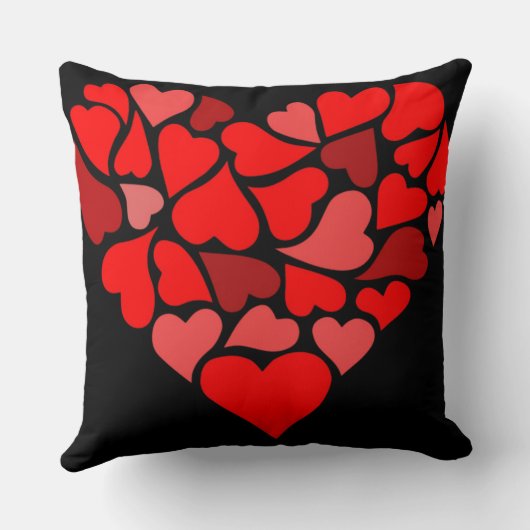 Love Heart Valentijn Kussen (Achterkant)