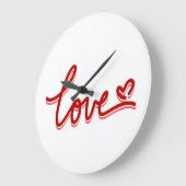 Love Heart Valentijns Grote Klok (Hoek)