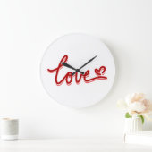 Love Heart Valentijns Grote Klok (Huis)