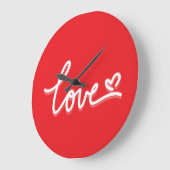 Love Heart Valentijns Grote Klok (Hoek)
