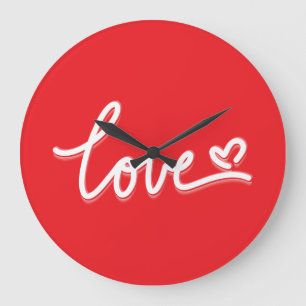 Love Heart Valentijns Grote Klok