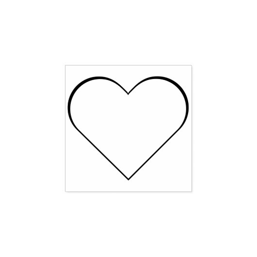 Love Heart Valentijnsdag DIY Art Craft esdoorn Hou Rubberstempel (Afrduk)