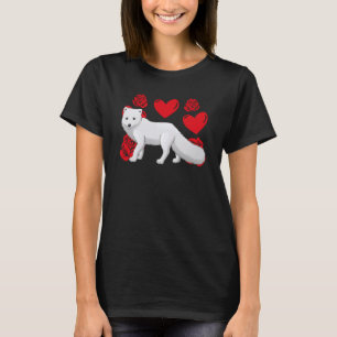 Love Heart Valentijnsdag Rozen Arctic Foxes Boys T-shirt