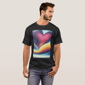 Love Heart Valentine's Day Couple Romantic T-shirt (Voorkant volledig)